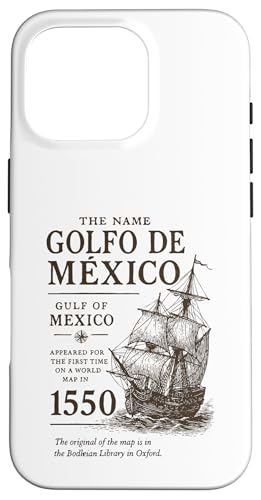 Der Name Golfo De Mexico Golf von Mexiko erschien 1550 Hülle für iPhone 16 Pro Der Name Golfo De Mexico Golf von Mexiko erschien 1550 Hülle für iPhone 16 Pro von Gulf Of Mexico Est 1550 Apparel Gifts