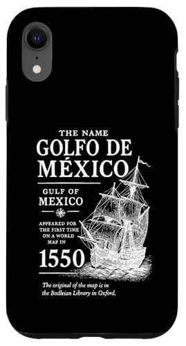 Der Name Golfo De Mexico Golf von Mexiko erschien 1550 Hülle für iPhone XR Der Name Golfo De Mexico Golf von Mexiko erschien 1550 Hülle für iPhone XR von Gulf Of Mexico Est 1550 Apparel Gifts