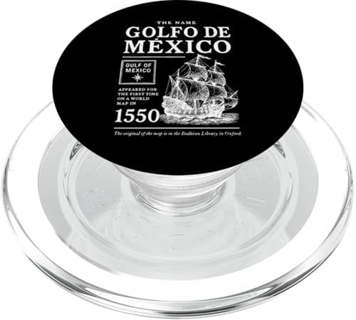 Der Name Golfo De Mexico Golf von Mexiko erschien 1550 PopSockets PopGrip für MagSafe Der Name Golfo De Mexico Golf von Mexiko erschien 1550 PopSockets PopGrip für MagSafe von Gulf Of Mexico Est 1550 Apparel Gifts