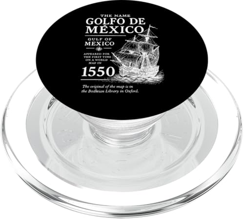 Der Name Golfo De Mexico Golf von Mexiko erschien 1550 PopSockets PopGrip für MagSafe Der Name Golfo De Mexico Golf von Mexiko erschien 1550 PopSockets PopGrip für MagSafe von Gulf Of Mexico Est 1550 Apparel Gifts