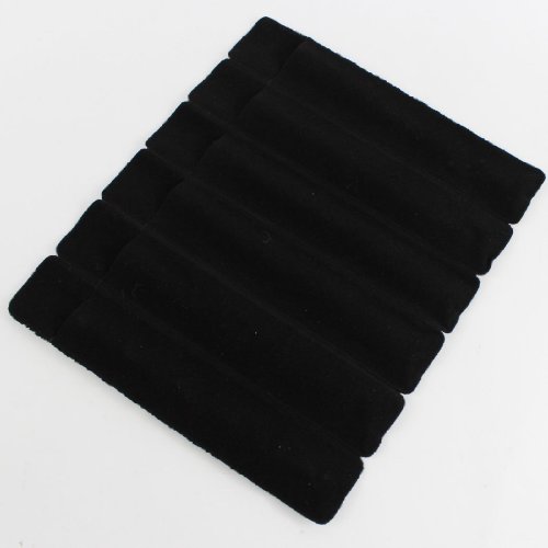 30 Stück (5 Blatt) schwarz einfache Feder-Beutel, samt Stift Taschen, Stoff Etui von Gullor
