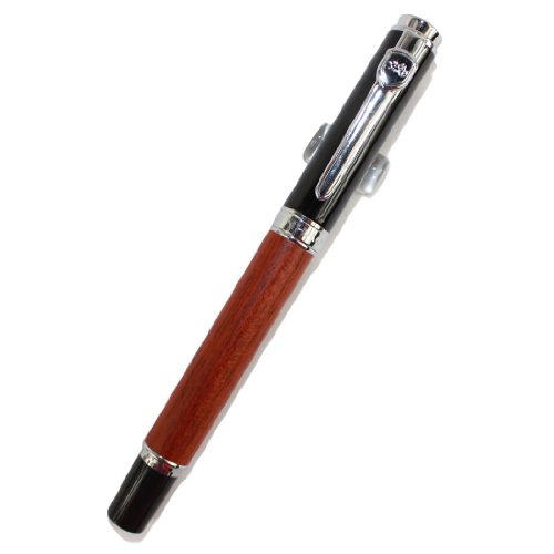 Edle Jinhao 8802 red wood M nib F¨¹llfederhalter mit schwarzer Kappe Edle Jinhao 8802 red wood M nib F¨¹llfederhalter mit schwarzer Kappe von Gullor