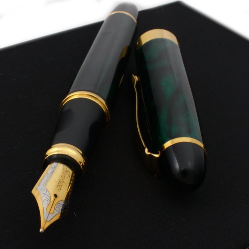 Grün- schwarz Feder18K vergoldet Füller F202 von Gullor