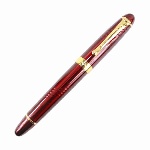 Gullor 450 Tintenroller mit goldenen Ring - rot von Gullor
