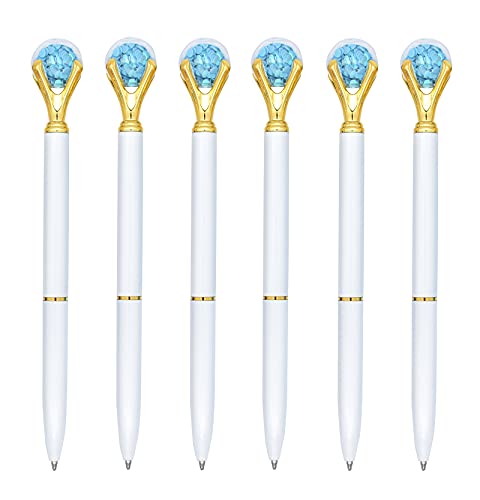 Gullor 6 Stück schwarze Ink Pens Diamond Ball Point Ballpoint Pens, Weiß Gullor 6 Stück schwarze Ink Pens Diamond Ball Point Ballpoint Pens, Weiß von Gullor