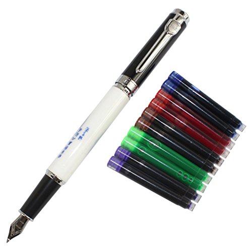Gullor Elegante Kalligraphie Pen Jinhao 8802 Ming mit Gift Box und Tintenpatronen von Gullor