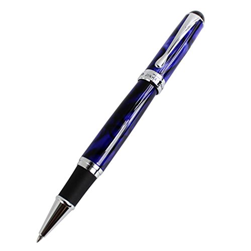 Gullor Klassische Blue Flower Kugelschreiber 750 Original-Feder-Beutel-Geschenk-Kasten-Set von Gullor