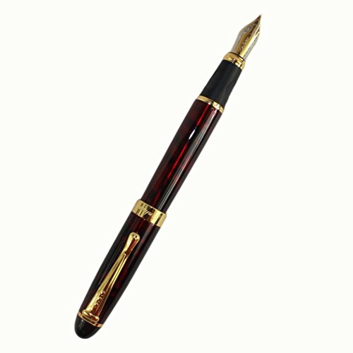 Gullor Mode elegant Jinhao 450 dunkelrot F¨¹llfederhalter mit goldenen Clip von Gullor