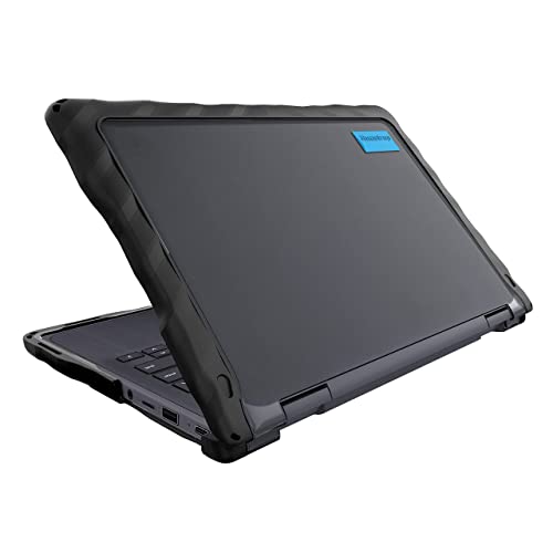 Gumdrop DropTech Laptoptasche passend für HP Chromebook x360 11 G3 EE (2in1) Entwickelt für K-12 Schüler, Lehrer und Klassenzimmer, stoßfeste Stoßfänger für zuverlässigen Geräteschutz,Schwarz von GumDrop Cases