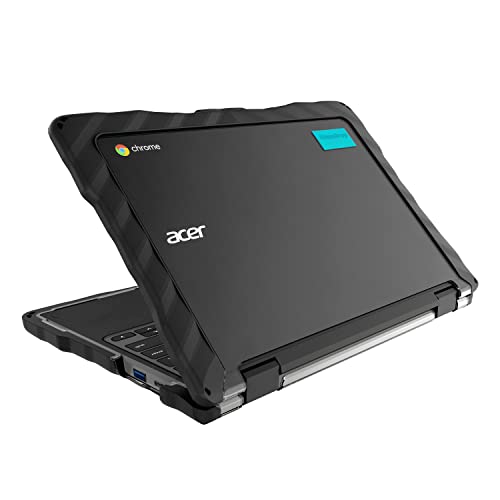 Gumdrop DropTech Laptop-Hülle für Acer Chromebook 311 (C721), Klappgehäuse für K-12 Studenten, Lehrer und Klassenzimmer, Fallteste, robuste, stoßfeste Stoßfänger für zuverlässigen Geräteschutz von Gumdrop