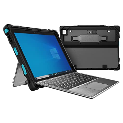 Gumdrop DropTech Laptoptasche passend für Dell Latitude 12 Zoll 7210 2-in-1, entworfen für K-12 Studenten, Lehrer und Klassenzimmer, Fallgetestet, stoßfest für zuverlässigen Geräteschutz, Schwarz von Gumdrop