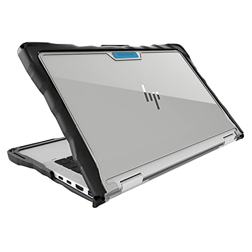 Gumdrop DropTech Laptoptasche passend für HP EliteBook x360 1030 G7/G8 (2in1) (passt nicht für andere G7/G8 Modelle),Fallgetestet, robuste, stoßfeste Stoßfänger für zuverlässigen Geräteschutz,Schwarz von Gumdrop