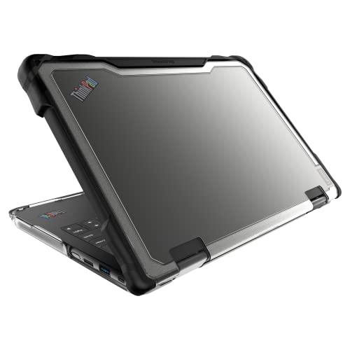Gumdrop SlimTech Laptoptasche passend für ThinkPad 11e Yoga Gen 6 (2-in-1) Entwickelt für K-12 Schüler, Lehrer und Klassenzimmer, stoßfeste Stoßfänger für zuverlässigen Geräteschutz,Schwarz von Gumdrop