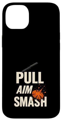 Skeet Schießfalle Shooter Clay Target Pull and Shoot Hülle für iPhone 14 Plus von Gun Sport Competition Shotgun Sport Humor Gift
