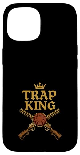 Skeet Schießfalle Shooter Clay Target Pull and Shoot Hülle für iPhone 15 von Gun Sport Competition Shotgun Sport Humor Gift
