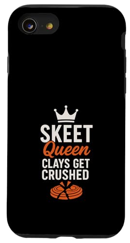 Skeet Schießfalle Shooter Clay Target Pull and Shoot Hülle für iPhone SE (2020) / 7 / 8 von Gun Sport Competition Shotgun Sport Humor Gift