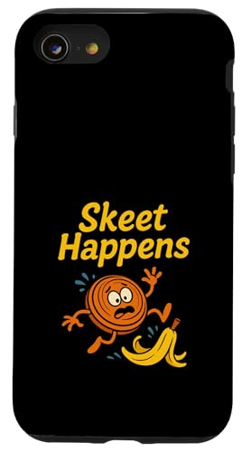Skeet Schießfalle Shooter Clay Target Pull and Shoot Hülle für iPhone SE (2020) / 7 / 8 von Gun Sport Competition Shotgun Sport Humor Gift