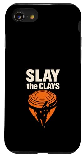 Skeet Schießfalle Shooter Clay Target Pull and Shoot Hülle für iPhone SE (2020) / 7 / 8 von Gun Sport Competition Shotgun Sport Humor Gift