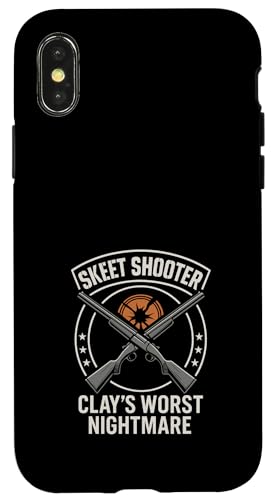 Skeet Schießfalle Shooter Clay Target Pull and Shoot Hülle für iPhone X/XS Skeet Schießfalle Shooter Clay Target Pull and Shoot Hülle für iPhone X/XS von Gun Sport Competition Shotgun Sport Humor Gift