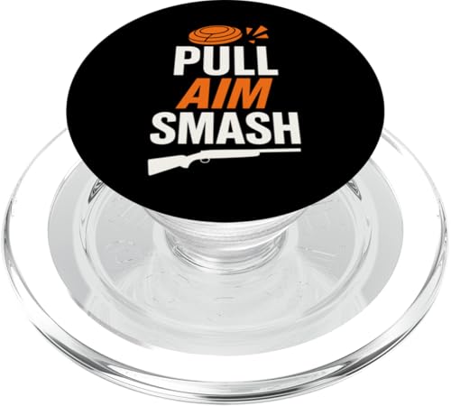 Skeet Schießfalle Shooter Clay Target Pull and Shoot PopSockets PopGrip für MagSafe von Gun Sport Competition Shotgun Sport Humor Gift