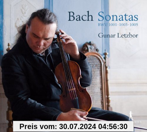 Johann Sebastian Bach: Sonaten für Violine solo BWV 1001,1003,1005 von Gunar Letzbor