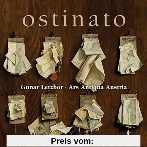 Ostinato - Werke von Biber, Arnold, Bertali u.a. von Gunar Letzbor