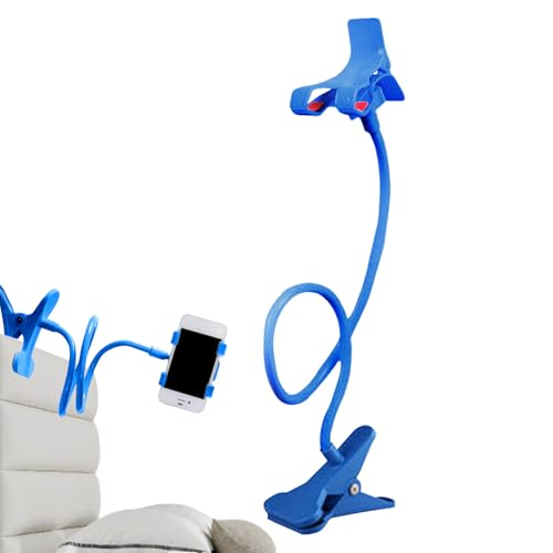 Gungtj Schwanenhals-Handyhalterung, langer Arm, faule Halterung mit stabilem Handy-Clip, 23,5 cm, verstellbare flexible Halterung für Kopfteil, Tisch, Küche und Schlafzimmer, multifunktional Gungtj Schwanenhals-Handyhalterung, langer Arm, faule Halterung mit stabilem Handy-Clip, 23,5 cm, verstellbare flexible Halterung für Kopfteil, Tisch, Küche und Schlafzimmer, multifunktional von Gungtj