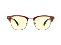 Gunnar Optiks DBL-66601, Unisex, Rund, Klassisch, Schwarz, Rot, Metall, Nylon-Polymer, Bernstein von Gunnar