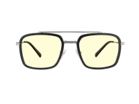 Gunnar Optiks EDI-12309, Unisex, Quadratisch, Mode, Edelstahl, Edelstahl, Gelb von Gunnar