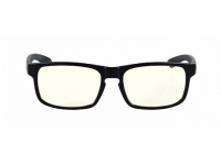 Gunnar Optiks Enigma, Rechteck, Spiel, Polycarbonat, Schwarz, Nylonpolymer, Klar von Gunnar