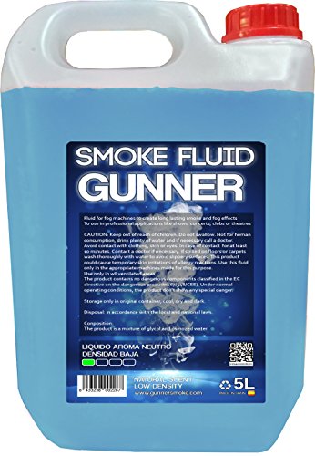 Nebelfluid fine dichte neutral duft (Fluid für Nebelmaschine - Nebelflüssigkeit) von Gunner Smoke