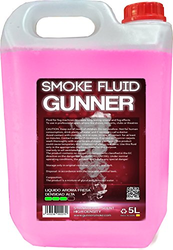 Nebelfluid hohe dichte erdbeere duft (Fluid für Nebelmaschine - Nebelflüssigkeit) Heavy von Gunner Smoke