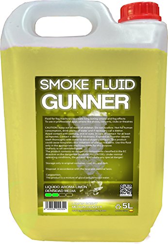 Nebelfluid medium dichte zitrone duft (Fluid für Nebelmaschine - Nebelflüssigkeit) von Gunner Smoke