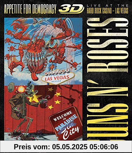 Appetite For Democracy: Live At The Hard Rock Casino - Las Vegas (BluRay) [3D Blu-ray] von Guns N' Roses