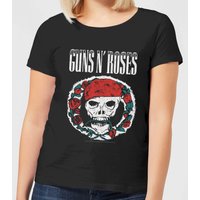 Guns N Roses Circle Skull Damen T-Shirt - Schwarz - S von Guns N' Roses