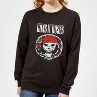 Guns N Roses Circle Skull Damen Weihnachtspullover – Schwarz - 4XL von Guns N' Roses