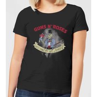 Guns N Roses Jungle Skeleton Damen T-Shirt - Schwarz - S von Guns N' Roses