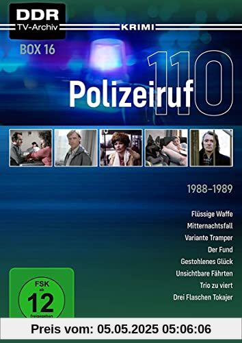 Polizeiruf 110 - Box 16 (DDR TV-Archiv) mit Sammelrücken [4 DVDs] von Gunter Friedrich