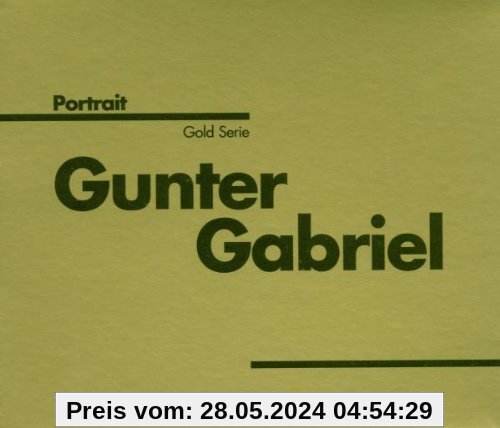 Portrait-Gold Serie von Gunter Gabriel