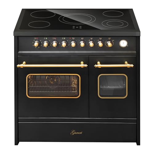 GURARI Elektro Standherd GCH E 912 DF BL r Glaskeramik Herd 90 cm Schwarz Range Cooker Elektro Doppelbackofen GURARI Elektro Standherd GCH E 912 DF BL r Glaskeramik Herd 90 cm Schwarz Range Cooker Elektro Doppelbackofen von Gurari