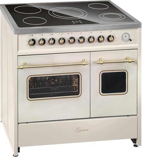 GURARI Elektro Standherd GCH E 912 DF Cr r Glaskeramik Herd 90 cm Creme Range Cooker Elektro Doppelbackofen GURARI Elektro Standherd GCH E 912 DF Cr r Glaskeramik Herd 90 cm Creme Range Cooker Elektro Doppelbackofen von Gurari