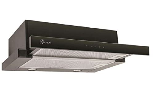 GURARI Flachschirmhaube GCH B 117 BL PRIME + 2x Kohlefilter, Einbau Dunstabzugshaube 60 cm, Schwarz, Schwarz Glas, 1000m³/h,Sehr Saugstark, 3 Stufen, Abzugshaube, Ablufthaube, Umlufthaube GURARI Flachschirmhaube GCH B 117 BL PRIME + 2x Kohlefilter, Einbau Dunstabzugshaube 60 cm, Schwarz, Schwarz Glas, 1000m³/h,Sehr Saugstark, 3 Stufen, Abzugshaube, Ablufthaube, Umlufthaube von Gurari
