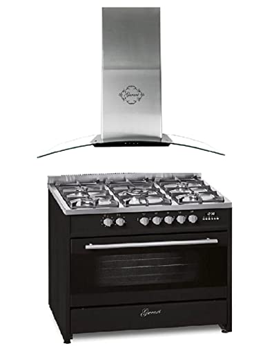 GURARI Gas Elektro Standherd GCH E 911 BL+ GCH T 465 IS 90 BL Prime, 90 cm/Range Coocker / 121L / 8 Funktionen/Erdgas/Propangas+ Dunstabzugshaube 90 cm 1000m³/h TouchControl GURARI Gas Elektro Standherd GCH E 911 BL+ GCH T 465 IS 90 BL Prime, 90 cm/Range Coocker / 121L / 8 Funktionen/Erdgas/Propangas+ Dunstabzugshaube 90 cm 1000m³/h TouchControl von Gurari