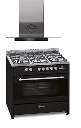 GURARI Gas Elektro Standherd GCH E 911 BL+ GCH T 466 IS 90 BL / 90 cm/Range Coocker / 121L / 8 Funktionen/Erd-/Propangas + Dunstabzugshaube 90 cm 1000m³/h Wandhaube GURARI Gas Elektro Standherd GCH E 911 BL+ GCH T 466 IS 90 BL / 90 cm/Range Coocker / 121L / 8 Funktionen/Erd-/Propangas + Dunstabzugshaube 90 cm 1000m³/h Wandhaube von Gurari