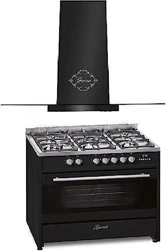 GURARI Gas Elektro Standherd GCH E 911 BL + GCH 465 90 BL Prime, 90 cm/Range Coocker / 121L / 8 Funktionen/Erdgas/Propangas+ Dunstabzugshaube 90 cm 1000m³/h GURARI Gas Elektro Standherd GCH E 911 BL + GCH 465 90 BL Prime, 90 cm/Range Coocker / 121L / 8 Funktionen/Erdgas/Propangas+ Dunstabzugshaube 90 cm 1000m³/h von Gurari