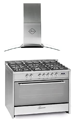 GURARI Gas Elektro Standherd GCH E 911 X+ GCH T 465 IS 90 BL Prime, 90 cm/Range Coocker / 121L / 8 Funktionen/Erdgas/Propangas/Edelstahl/Inkl. WOK Adapter + Dunstabzugshaube 90 cm 1000m³/h GURARI Gas Elektro Standherd GCH E 911 X+ GCH T 465 IS 90 BL Prime, 90 cm/Range Coocker / 121L / 8 Funktionen/Erdgas/Propangas/Edelstahl/Inkl. WOK Adapter + Dunstabzugshaube 90 cm 1000m³/h von Gurari
