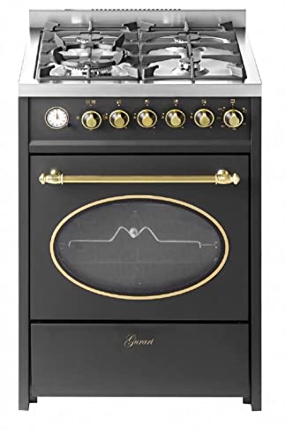 GURARI Gasherd mit Gasbackofen GCH G 614 BR Standherd 60 cm | Gasgrill | Drehspieß | Elektro-Analog-Timer mit STOP-Funktion | Schublade mit Push-Pull | Gas Control | Range Cooker Erdgas/Propan GURARI Gasherd mit Gasbackofen GCH G 614 BR Standherd 60 cm | Gasgrill | Drehspieß | Elektro-Analog-Timer mit STOP-Funktion | Schublade mit Push-Pull | Gas Control | Range Cooker Erdgas/Propan von Gurari