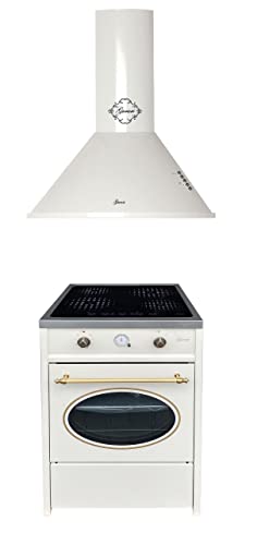 GURARI Herdset GCH E 612 Cr r + GCH C 46 WH 6, Retro Induktions Standherd 60 cm, Range Coocker, 60 L, Creme + Dunstabzugshaube 60 cm, Wandhaube, Creme, Ablufthaube/Umlufthaube, 1000m3/h GURARI Herdset GCH E 612 Cr r + GCH C 46 WH 6, Retro Induktions Standherd 60 cm, Range Coocker, 60 L, Creme + Dunstabzugshaube 60 cm, Wandhaube, Creme, Ablufthaube/Umlufthaube, 1000m3/h von Gurari