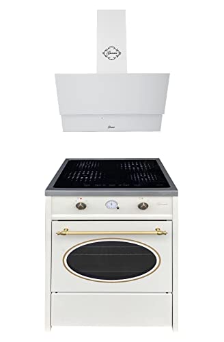 GURARI Induktions Standherd GCH E 612 Cr r + GCH D 268 WH 6 Prime, Retro Induktionsherd 60 cm, Range Coocker, 60 L, Creme + Dunstabzugshaube, Wandhaube, Kopffrei Haube, Weißglas Abluft/Umluft GURARI Induktions Standherd GCH E 612 Cr r + GCH D 268 WH 6 Prime, Retro Induktionsherd 60 cm, Range Coocker, 60 L, Creme + Dunstabzugshaube, Wandhaube, Kopffrei Haube, Weißglas Abluft/Umluft von Gurari