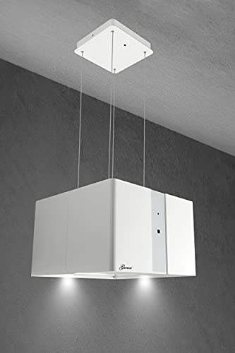 GURARI Inselhaube GCH I 331 45 WH PRIME, Umluft Insel Dunstabzugshaube 45 cm, Deckenhaube, 1000m³/h, Weiß, Weißglas, 4 Stufen,Display, LED Beleuchtung GURARI Inselhaube GCH I 331 45 WH PRIME, Umluft Insel Dunstabzugshaube 45 cm, Deckenhaube, 1000m³/h, Weiß, Weißglas, 4 Stufen,Display, LED Beleuchtung von Gurari